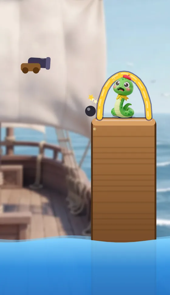 Blocking pirate cannonballs
